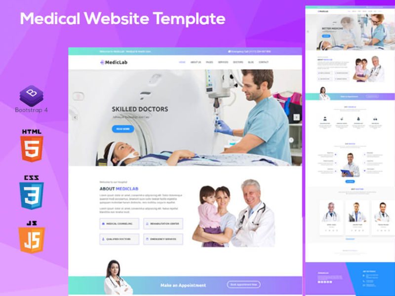 MedicLab - Medical & Health HTML Template